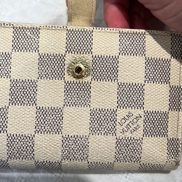 Louis Vuitton Damier Azur Porte Monnaie Kisslock Wallet - Picture 5 of 10